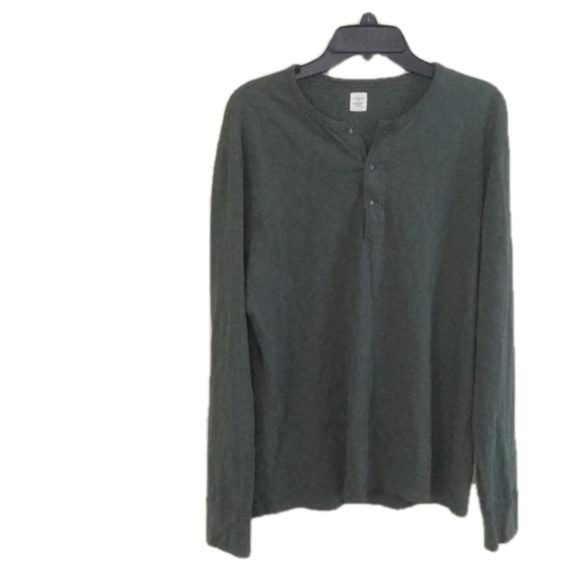 J. Crew Other - J Crew Green Henley Jersey L
